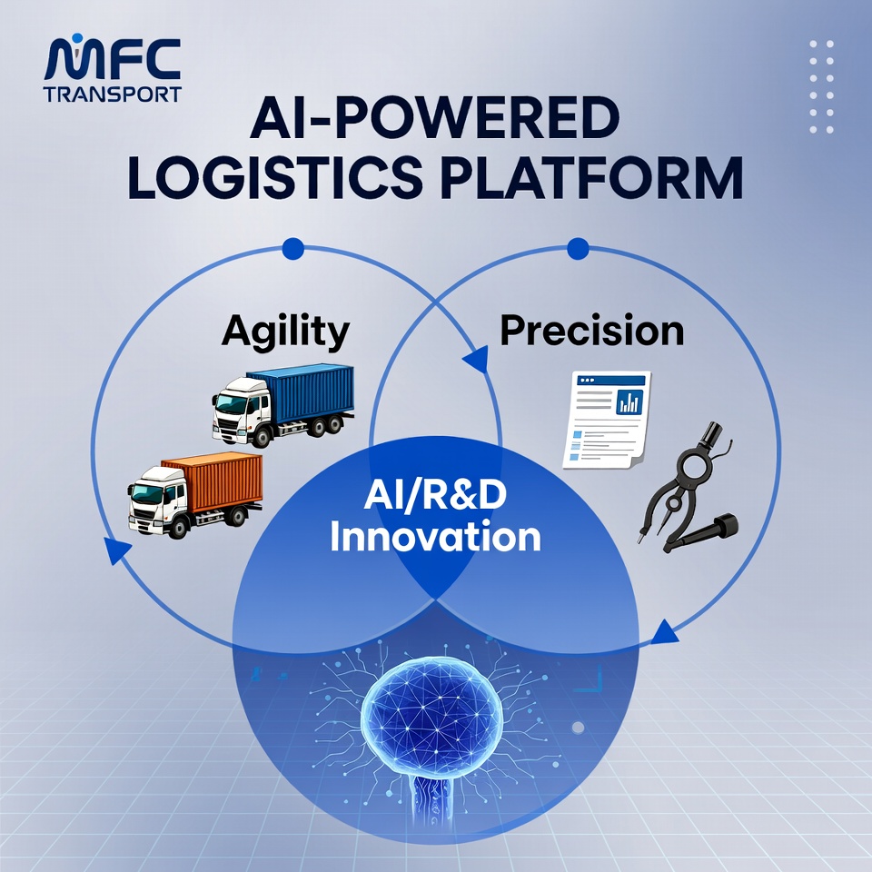 Venn diagram showing MFC Transport platform capabilities